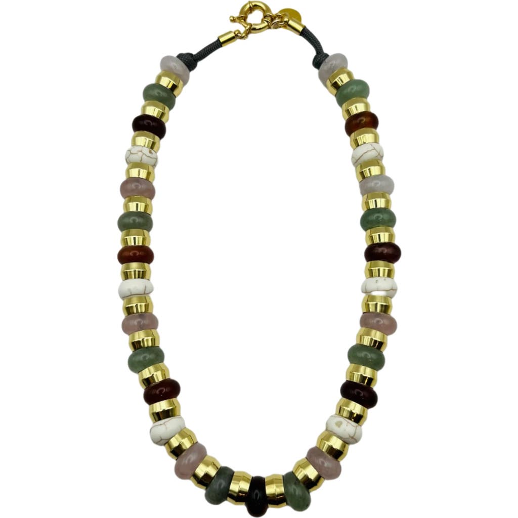 Holst + Lee Holst+lee Semi Precious Necklace In Multi
