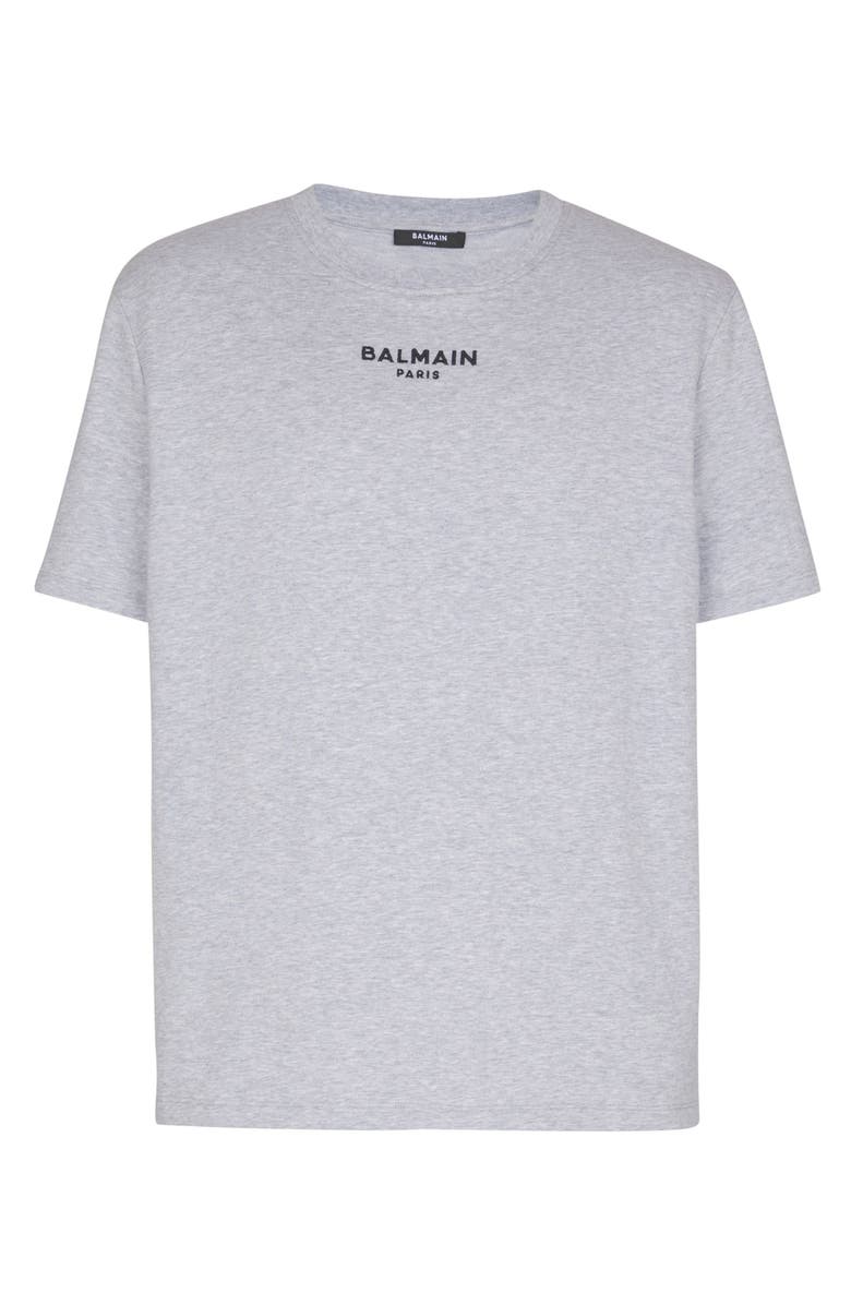 Balmain Embroidered Balmain Paris T-shirt, Main, color, 