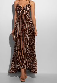 TA3 Mega Sculpting V-wire Maxi Dress