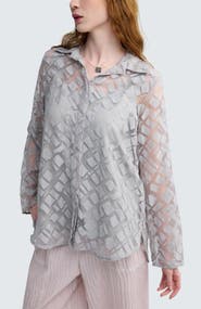 LUUKAA Maren Batik-Effect Tunic Shirt