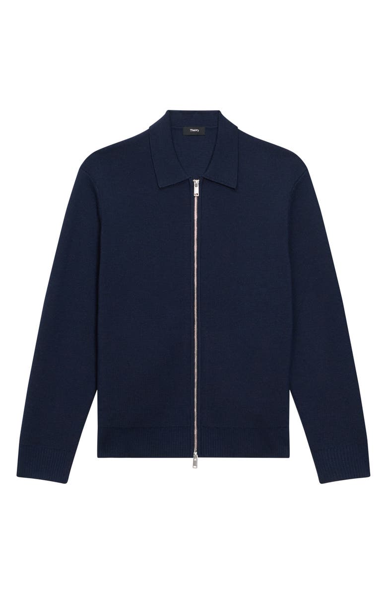 Theory Cameron Merino Wool Zip Cardigan, Alternate, color,