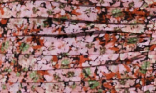 Astr The Label Toni Tie Neck Peplum Top In Pink