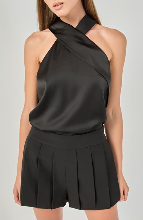 Satin Halter Top