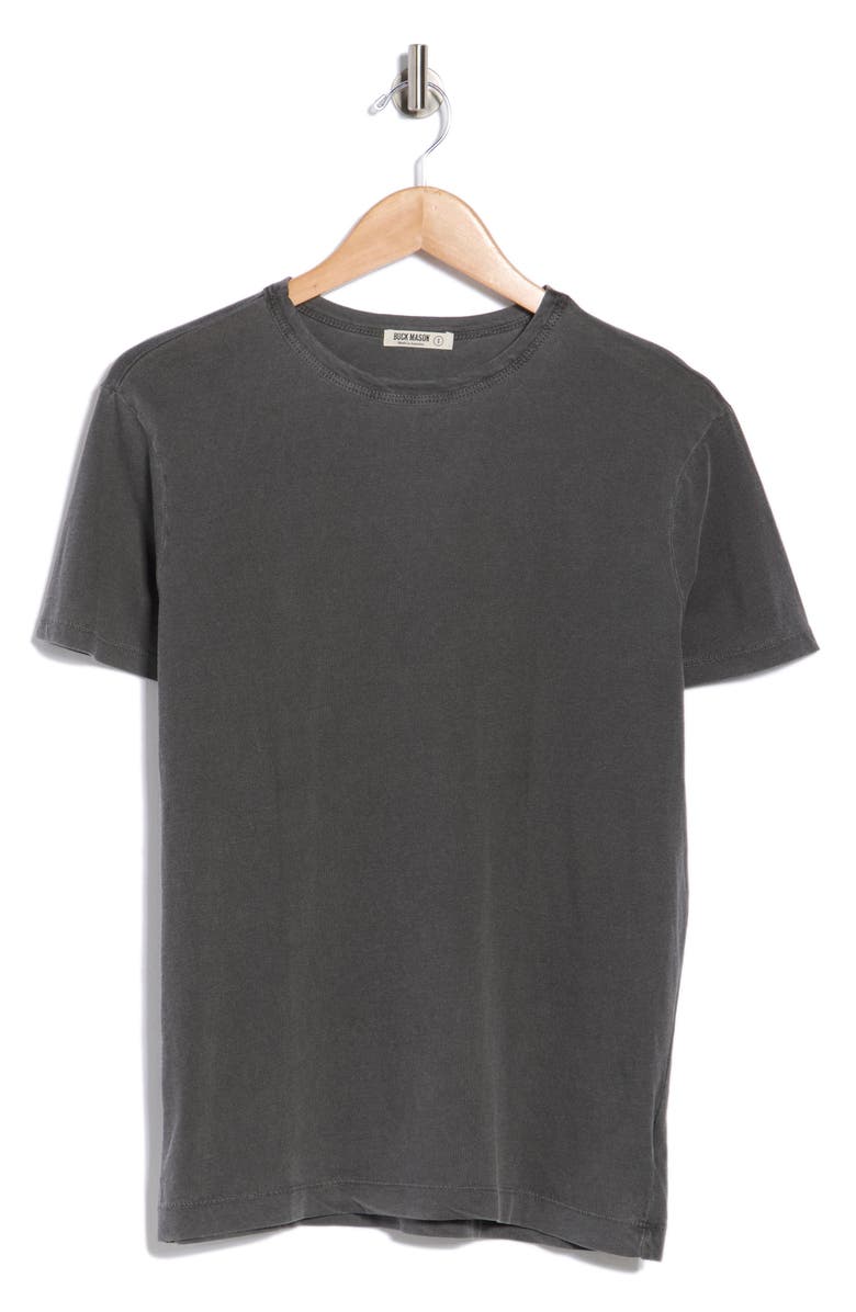 BUCK MASON Classic Pima Cotton T-Shirt, Main, color, Faded Black Venice Wash