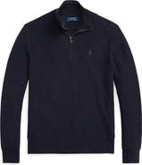 Polo Ralph Lauren Quarter Zip Cotton Sweater