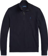 Polo Ralph Lauren Quarter Zip Cotton Sweater