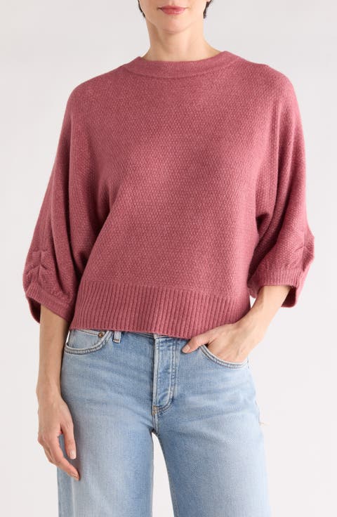 Seed Stitch Dolman Sweater