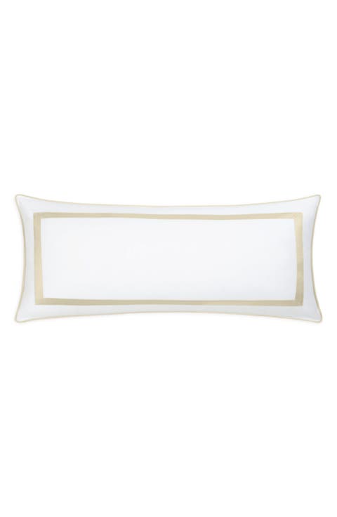 Louise Piqué Lumbar Pillow Cover