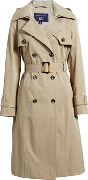 London Fog Double Breasted Trench Coat