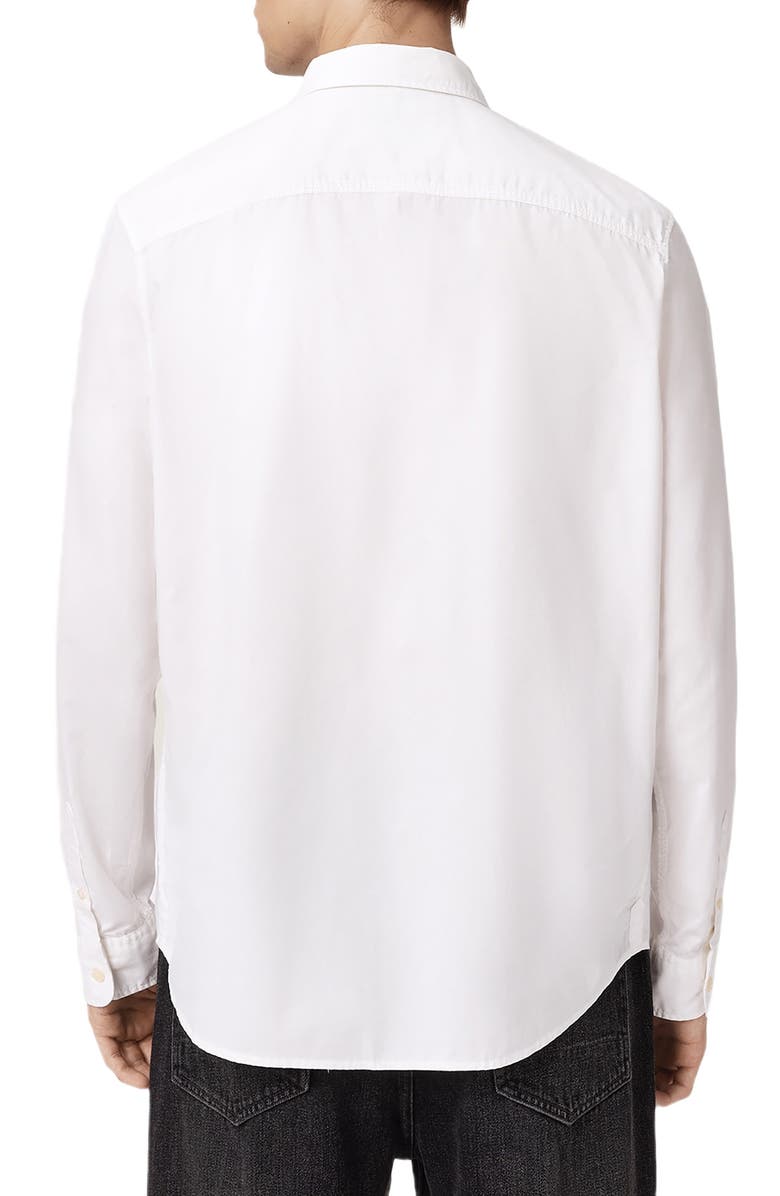 AllSaints Heartsaints Button-Up Shirt, Alternate, color, White