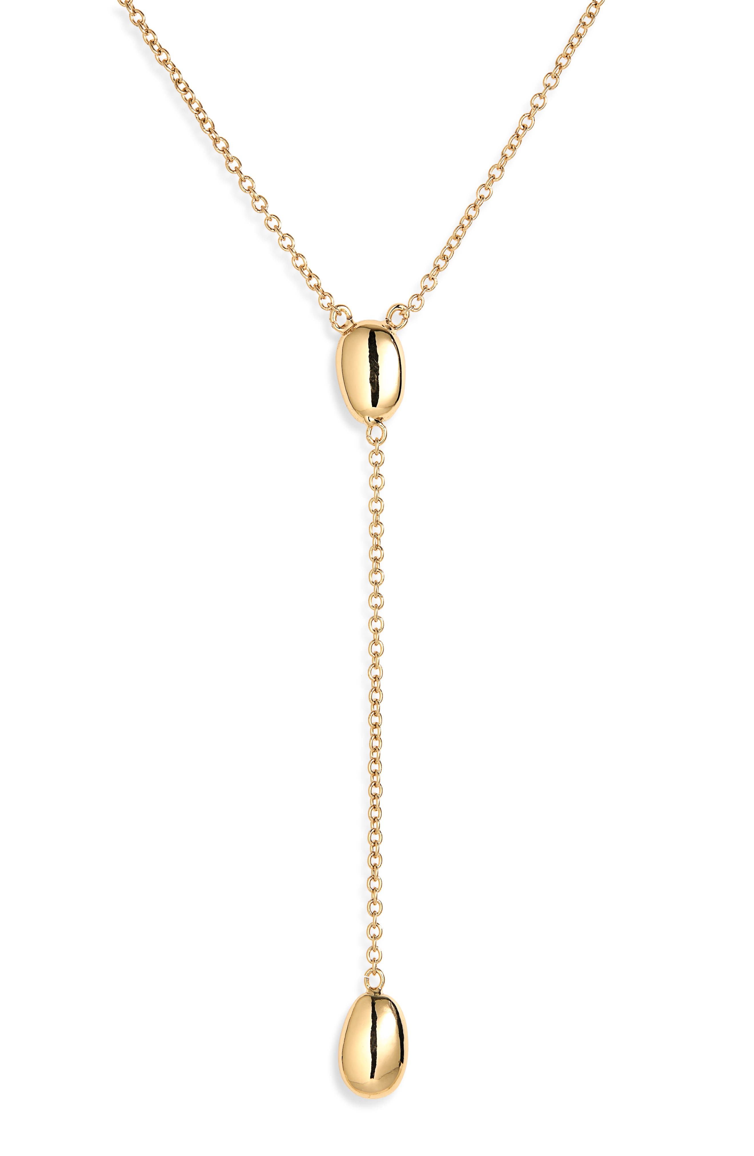 Free Form Lariat Necklace