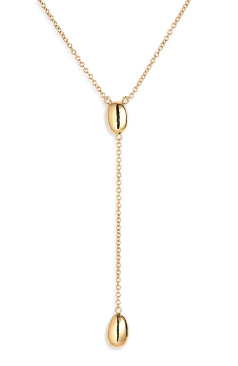Free Form Lariat Necklace