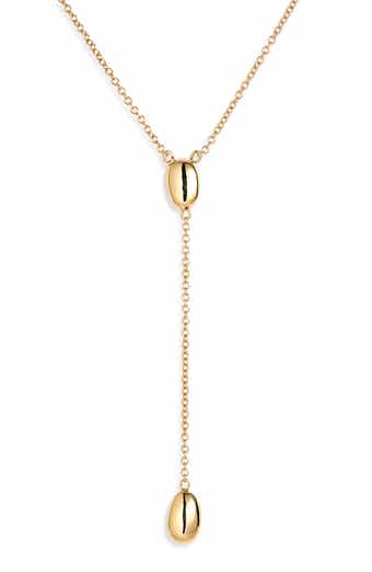 Free Form Lariat Necklace