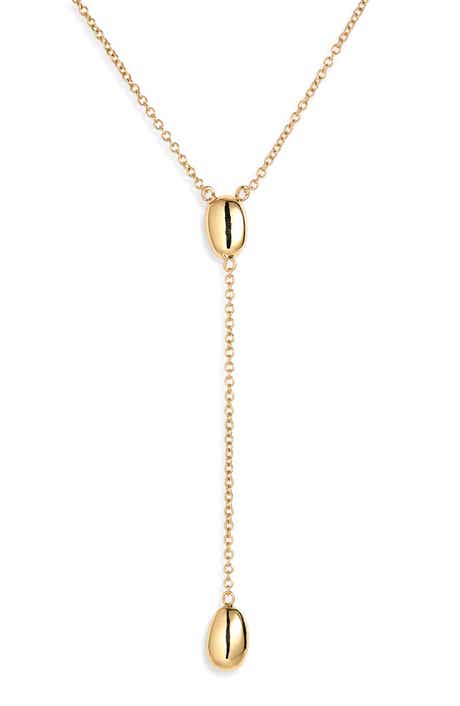 Free Form Lariat Necklace