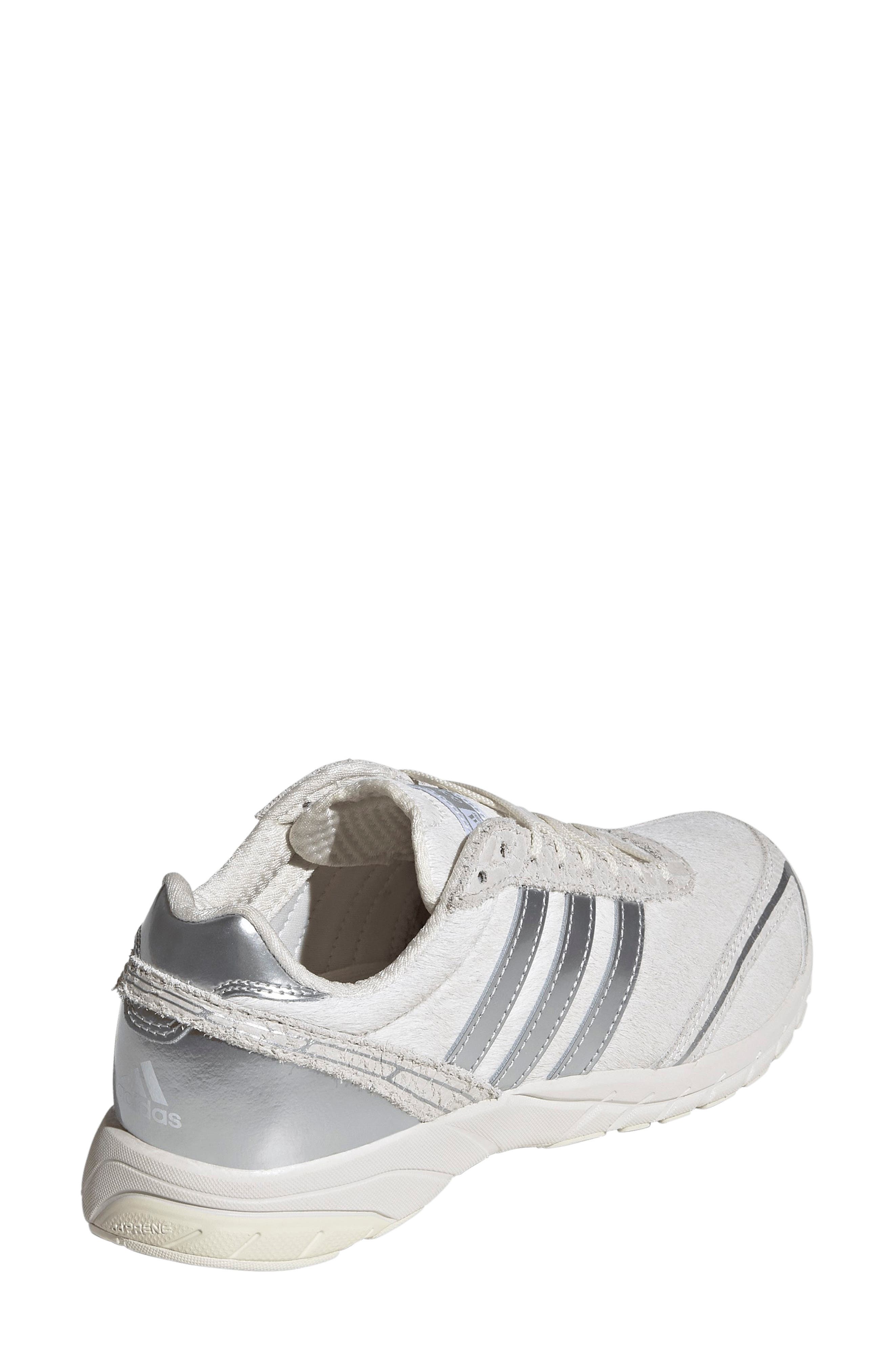 Adizero Adios OG Sneaker, Alternate, color, OFF WHITE/ SILVER/ WHITE