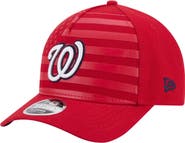 New Era Men's New Era Red Washington Nationals American Flag 9FORTY M-Crown A-Frame Adjustable Hat