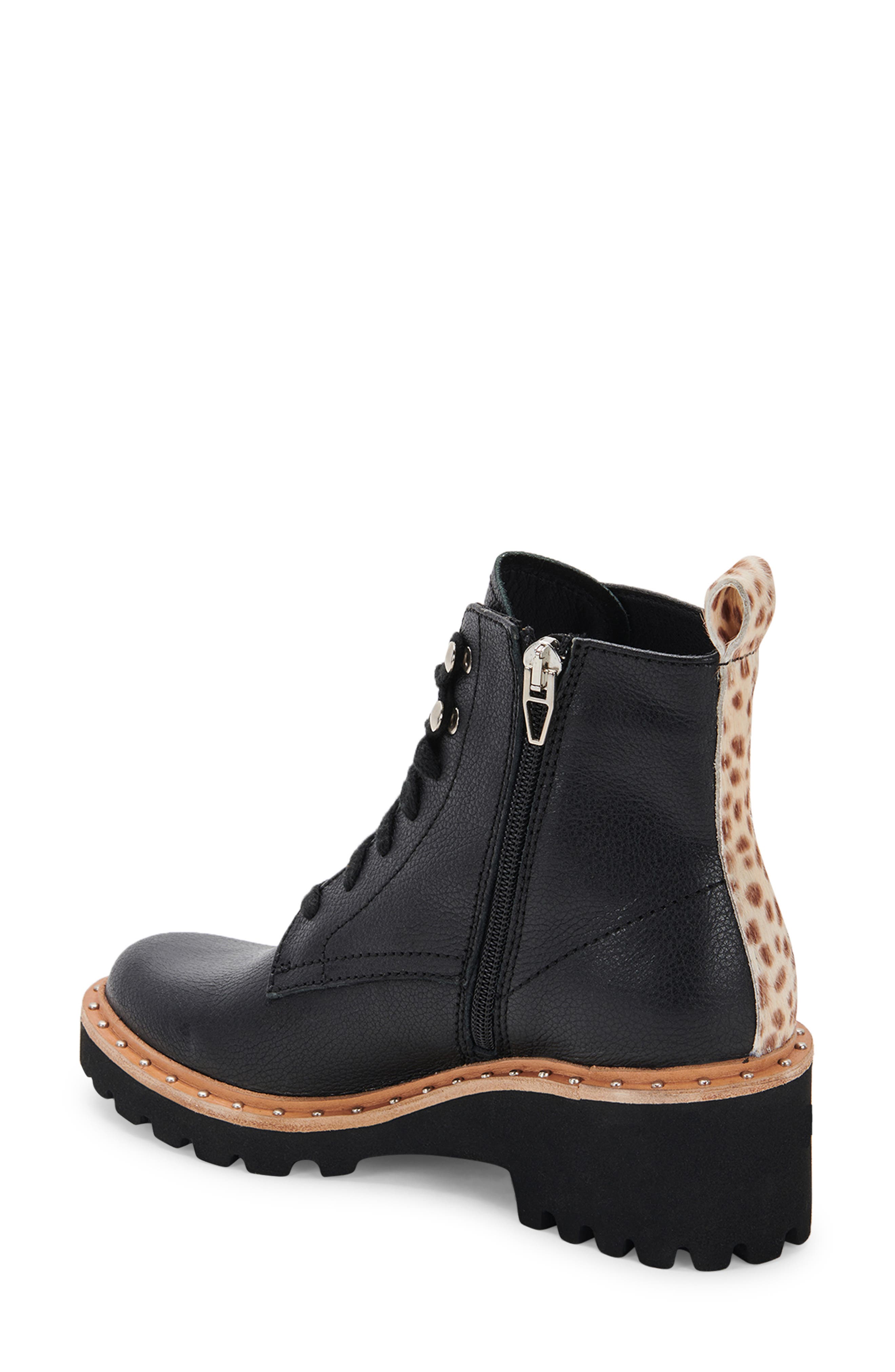 Dolce Vita Hinto Studded Lug Sole Bootie, Alternate, color, 