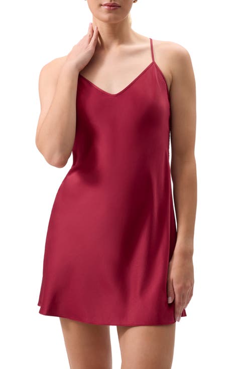 Radiant Sequin & Satin Chemise