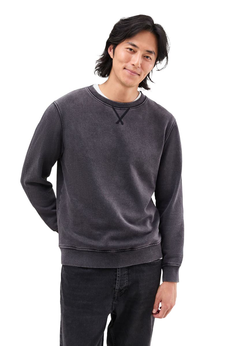 Richer Poorer The Recycled Fleece Sweatshirt, Main, color, Mineral Black