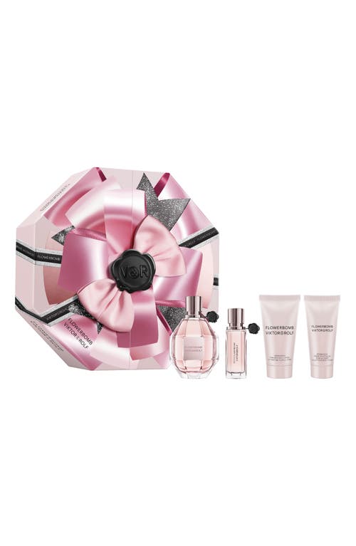 Viktor & Rolf Viktor&rolf Flowerbomb Eau De Parfum Gift Set In Transparent
