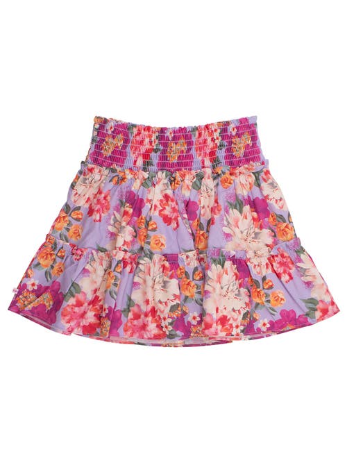 Rufflebutts Smocked Twirl Skirt In Multi
