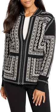 NIC+ZOE Nordic Nights Reversible Knit Jacket