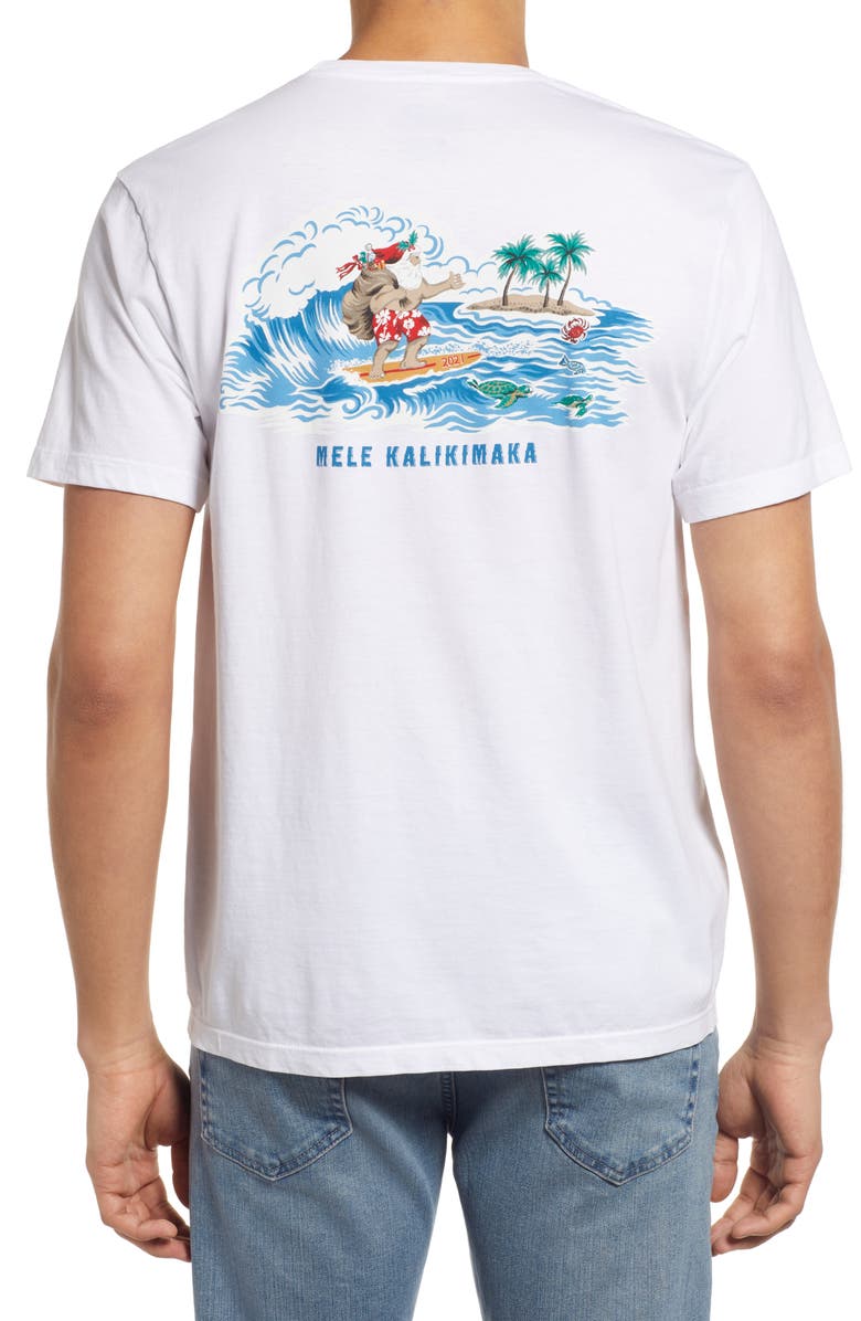 Reyn Spooner Hawaiian Christmas '21 Cotton Graphic Tee, Alternate, color,
