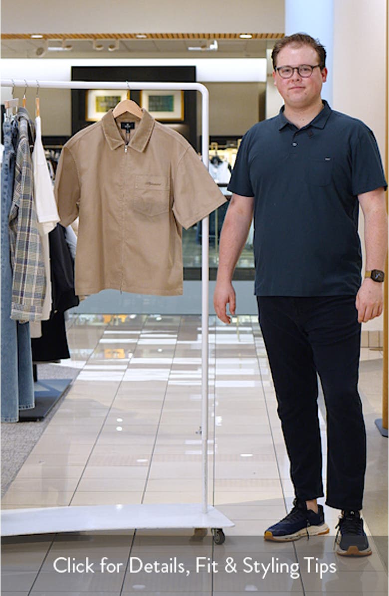 Ramona Short Sleeve Zip-Up Shirt, sales video thumbnail