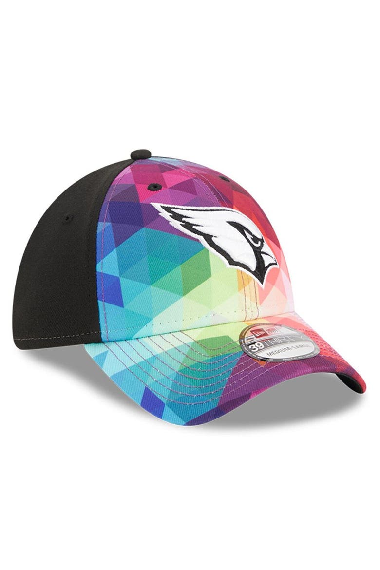 Men's New Era  Pink Arizona Cardinals 2023 NFL Crucial Catch 39THIRTY Flex Hat, Alternate, color, Pink