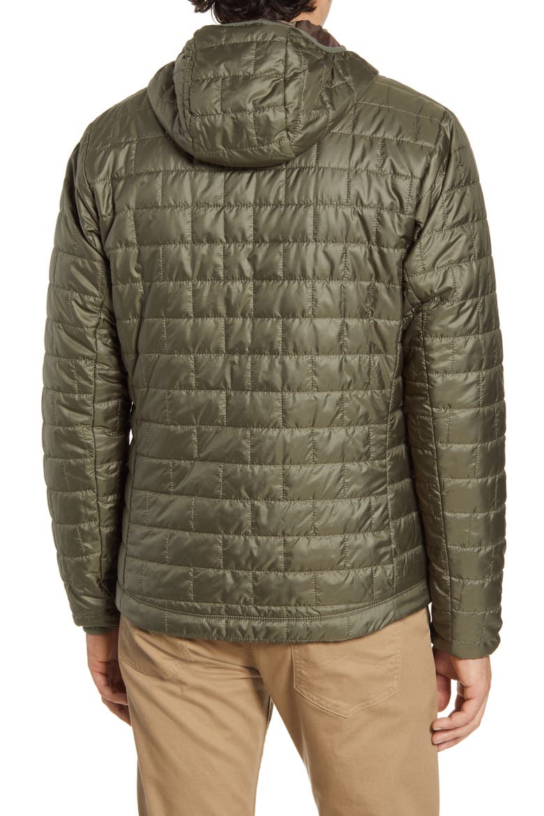 Nano Puff® Bivy Regular Fit Water Resistant Jacket, Alternate, color, INDUSTRIAL GREEN