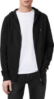 AllSaints Brace Cotton Zip-Up Hoodie