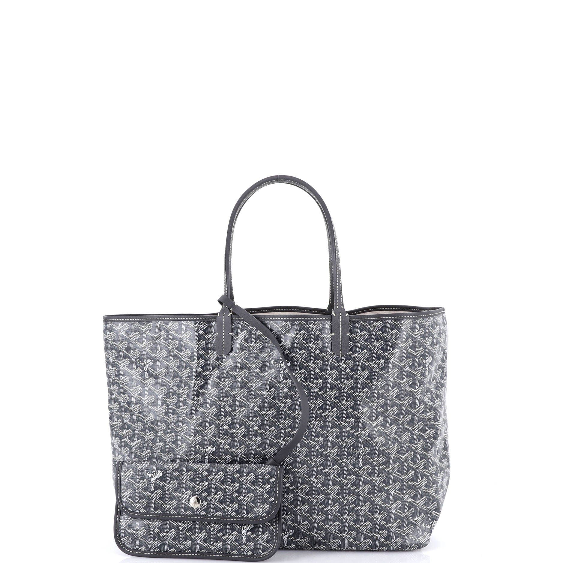 Pre-Owned Goyard Saint Louis Tote Coated Canvas PM, Alternate, color, Gray
