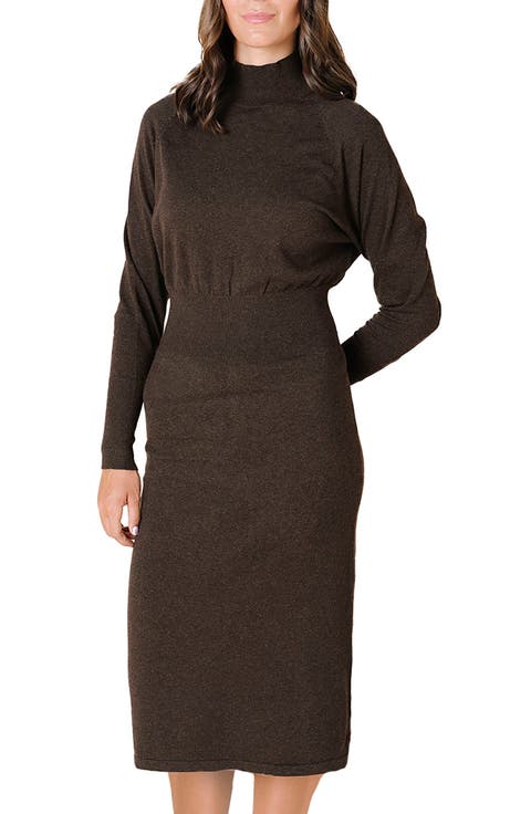 Women's Dolman Sleeve Sweater Dress