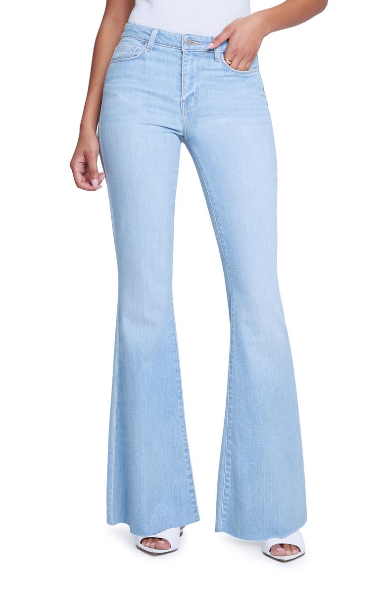 L'AGENCE Sera High Waist Flare Jeans, Main, color, 