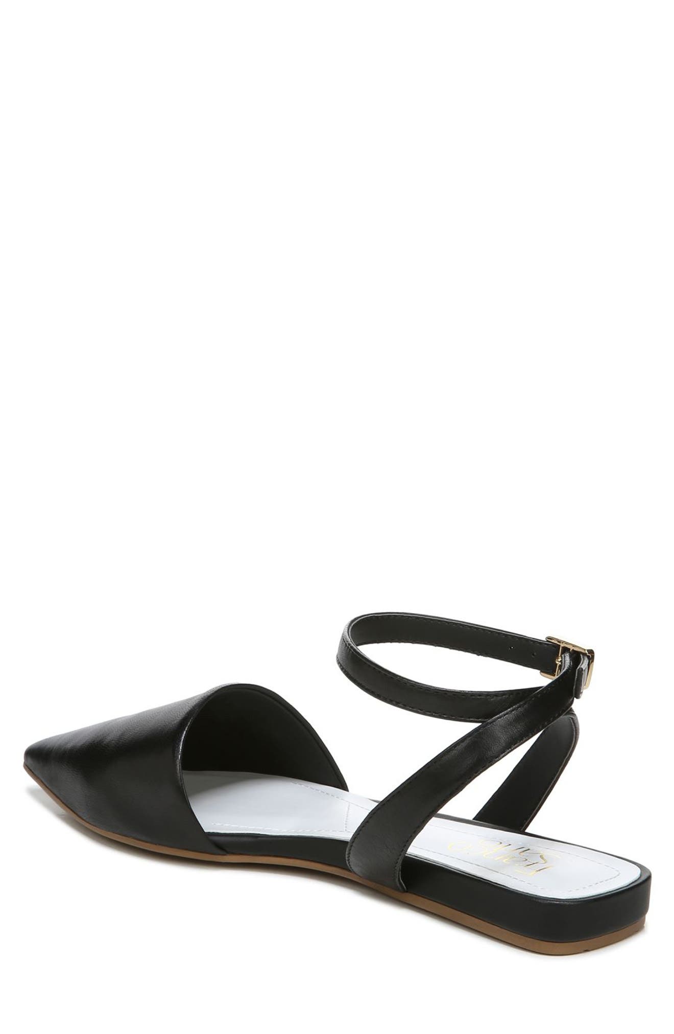 Franco Sarto Cira Pointed Toe Ankle Strap Flat, Alternate, color, 
