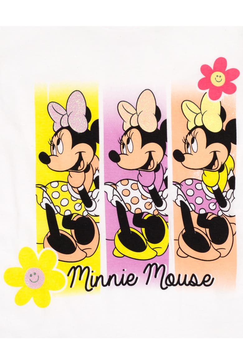 Minnie Mouse Top and Shorts Set, Alternate, color, White Peach Floral