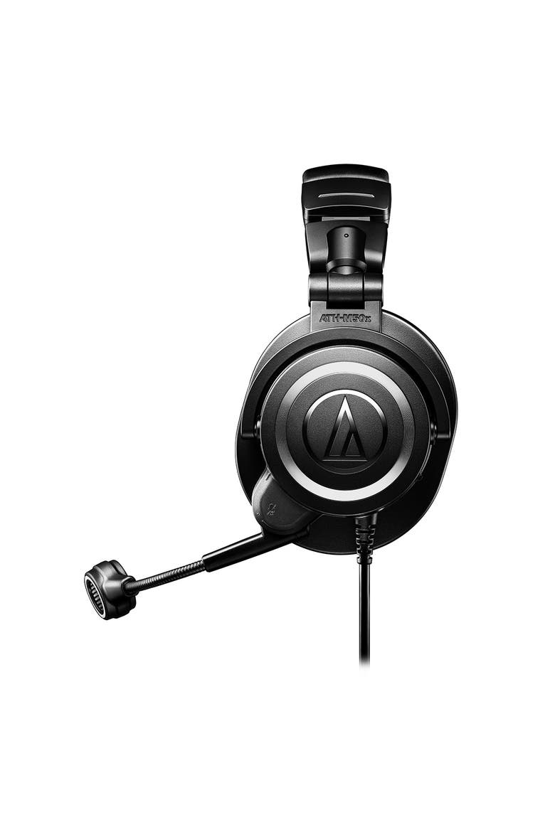 ATH-M50xSTS-USB StreamSet USB Closed-Back Streaming Headset, Alternate, color, Black