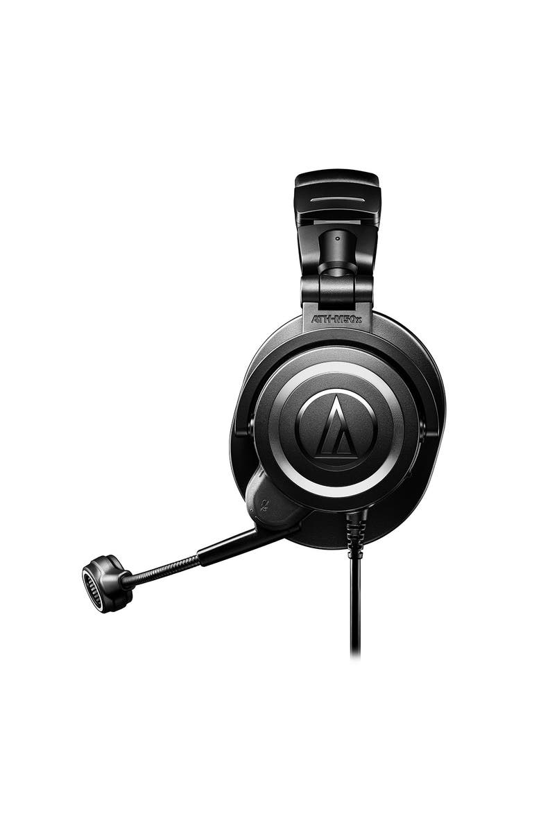 Audio-Technica ATH-M50xSTS-USB StreamSet USB Closed-Back Streaming Headset, Alternate, color, Black