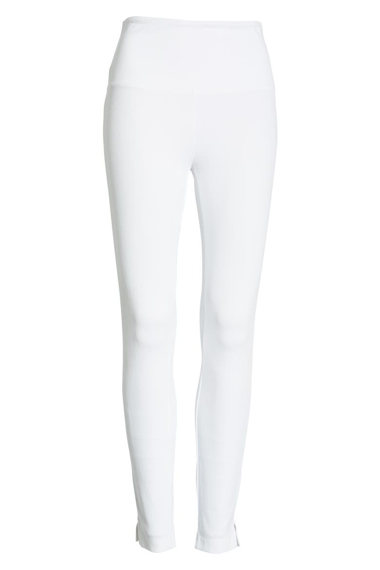 Lyssé High Waist Skinny Denim Leggings, Alternate, color, WHITE