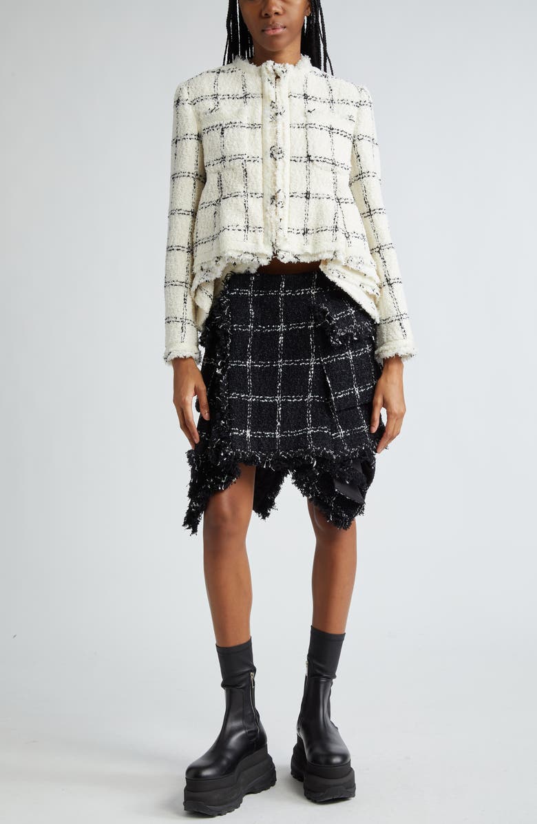 Sacai Tweed Jacket, Alternate, color,
