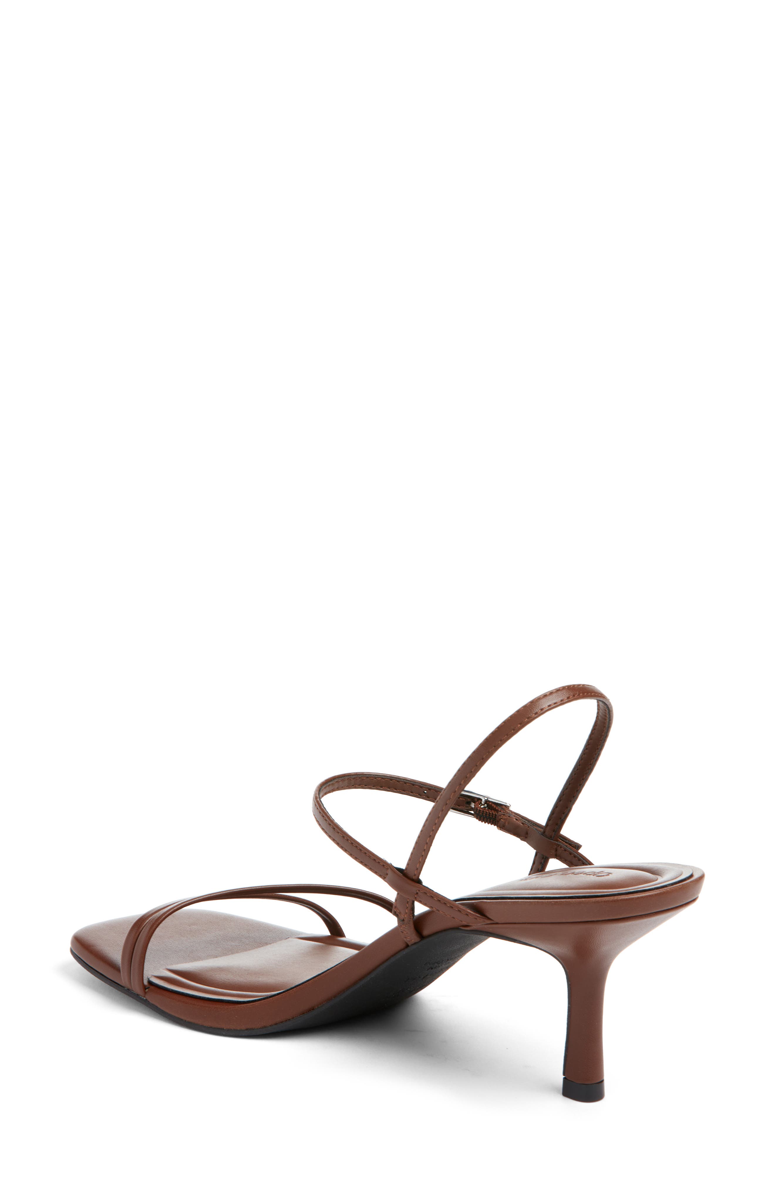Rania Square Toe Heeled Sandal, Alternate, color, BROWN CHOCOLATE