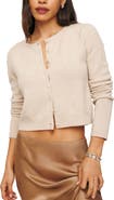 Reformation Clara Cashmere Crew Cardigan