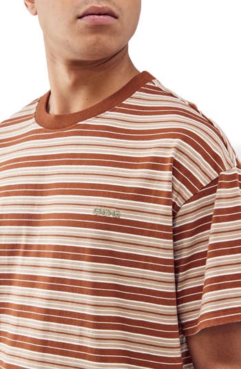 Sand Stripe Cotton T-Shirt
