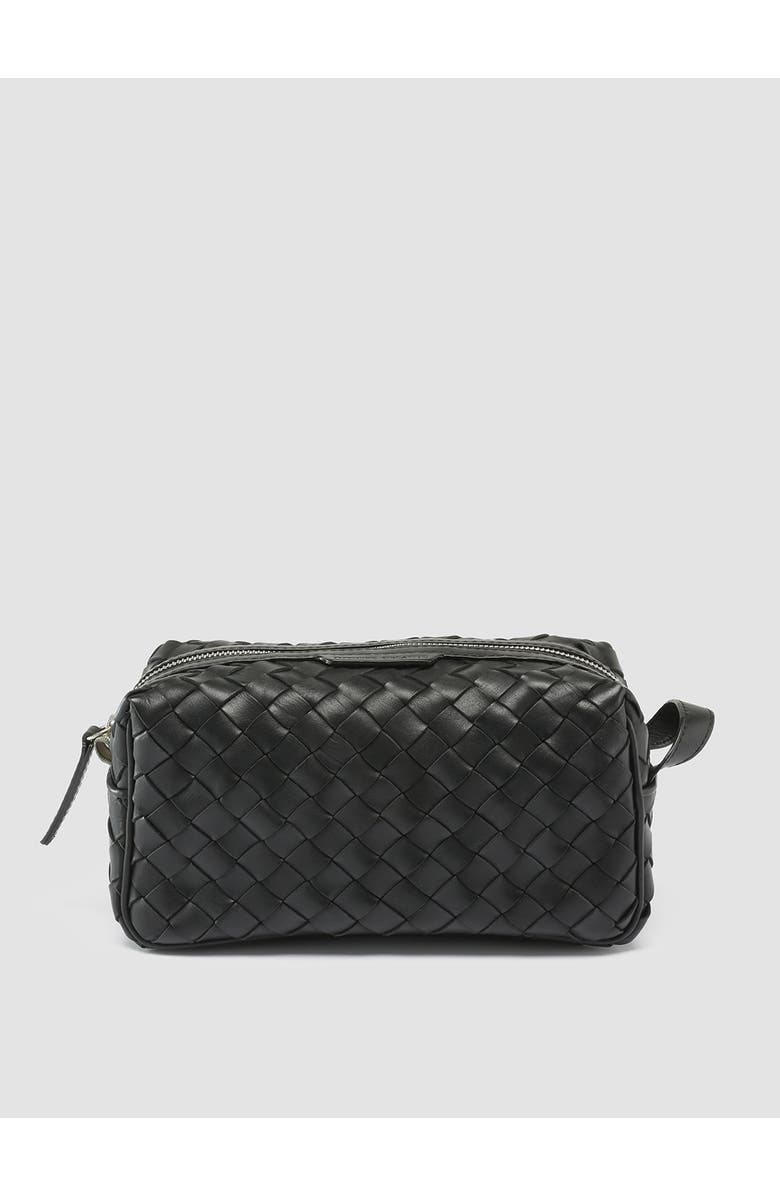 Officine Creative Armor 014 Woven Crossbody Bag, Alternate, color, Black