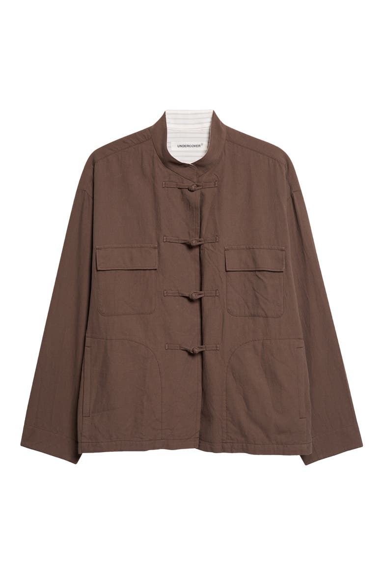 Cotton Utility Jacket, Alternate, color, BROWN
