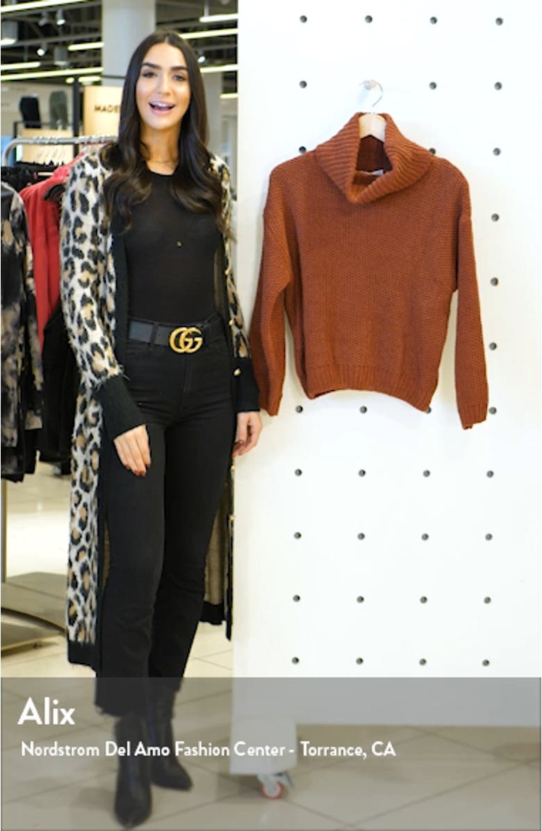 Chenille Turtleneck Sweater, sales video thumbnail