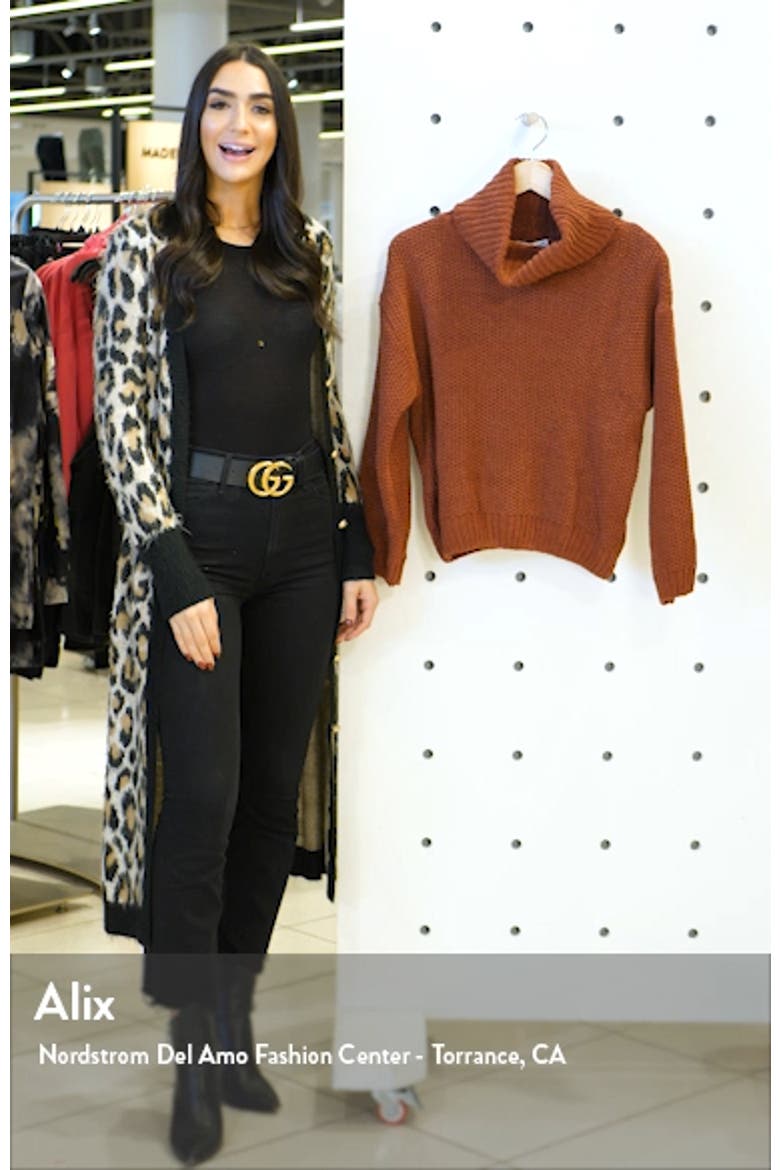 Chenille Turtleneck Sweater video