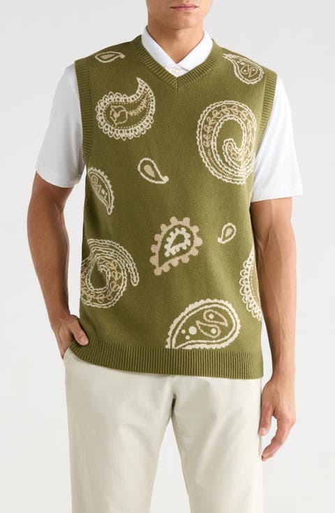 Paisley Sweater Vest