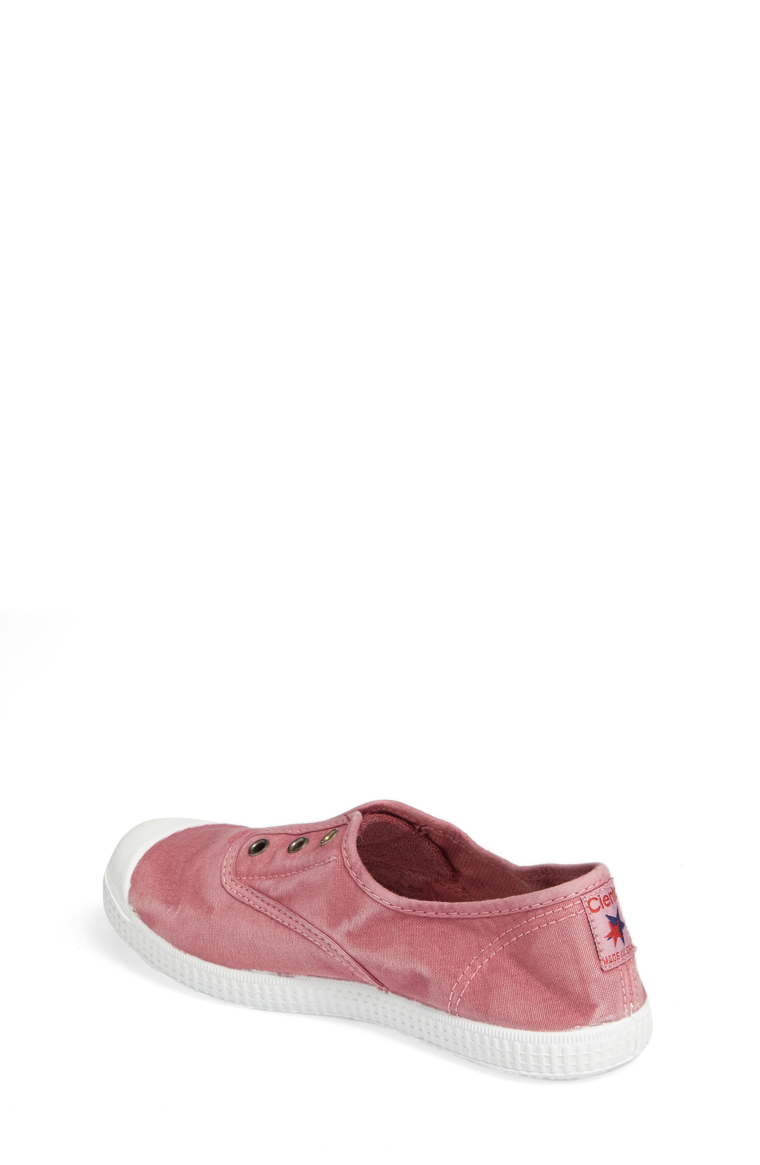 Cienta Laceless Slip-On Sneaker, Alternate, color, Pink