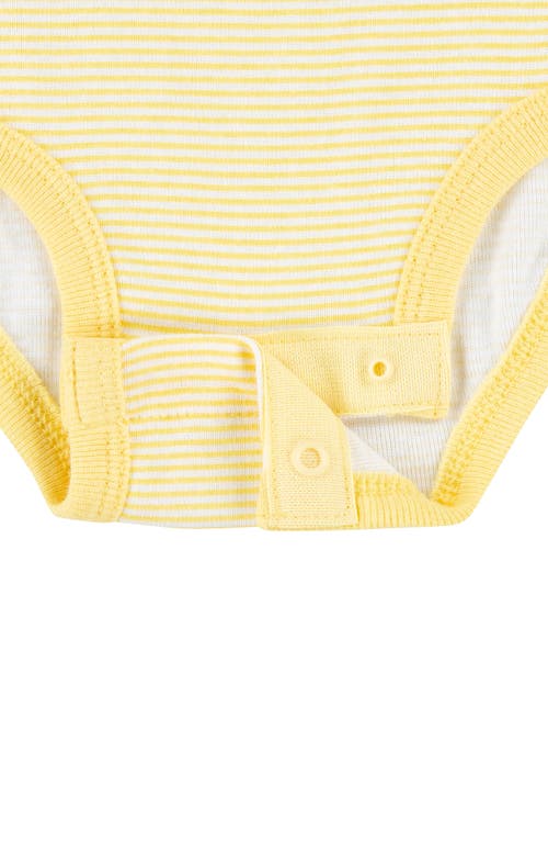 Nike Essentials 2-pack Bodysuits & Joggers Set In Dark Grey Heather/soft Yellow